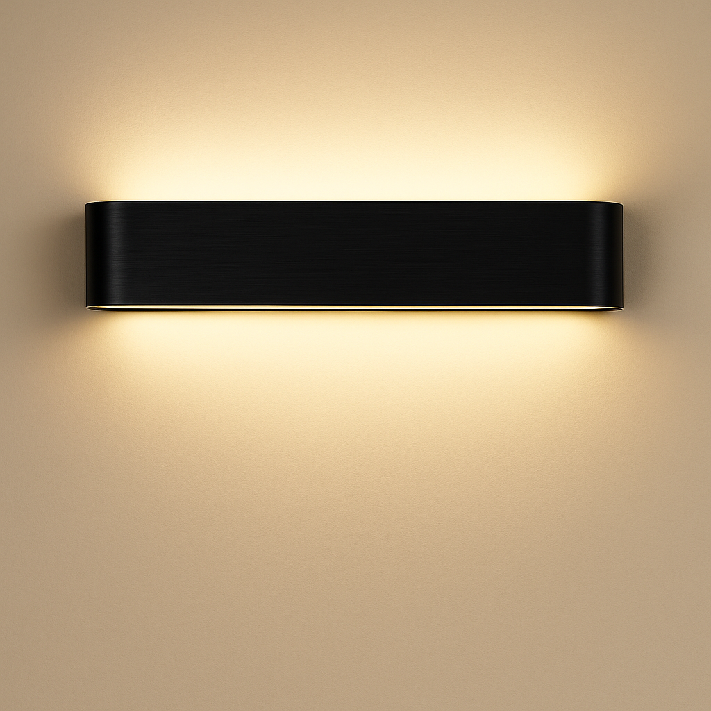 Applique Murale LED en Aluminium Brossé – Design Moderne
