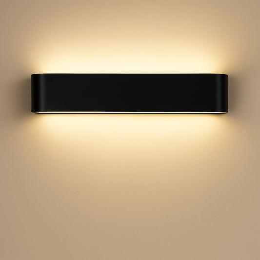 Applique Murale LED en Aluminium Brossé – Design Moderne