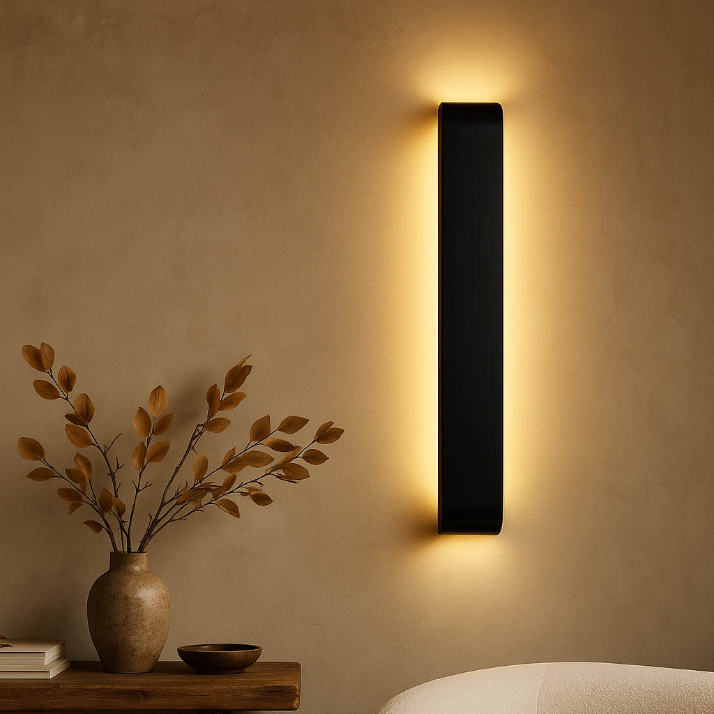 Applique Murale LED en Aluminium Brossé – Design Moderne