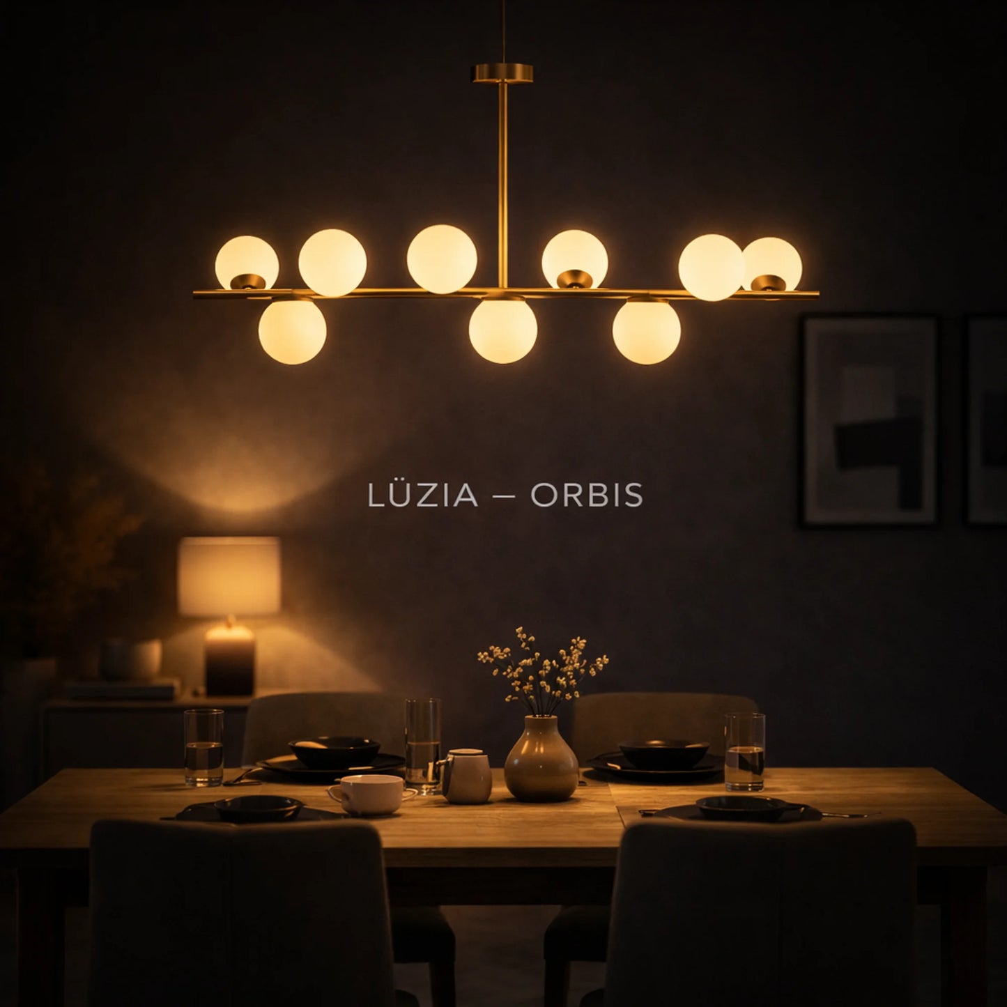 Suspension Design à Globes en Verre – ORBIS